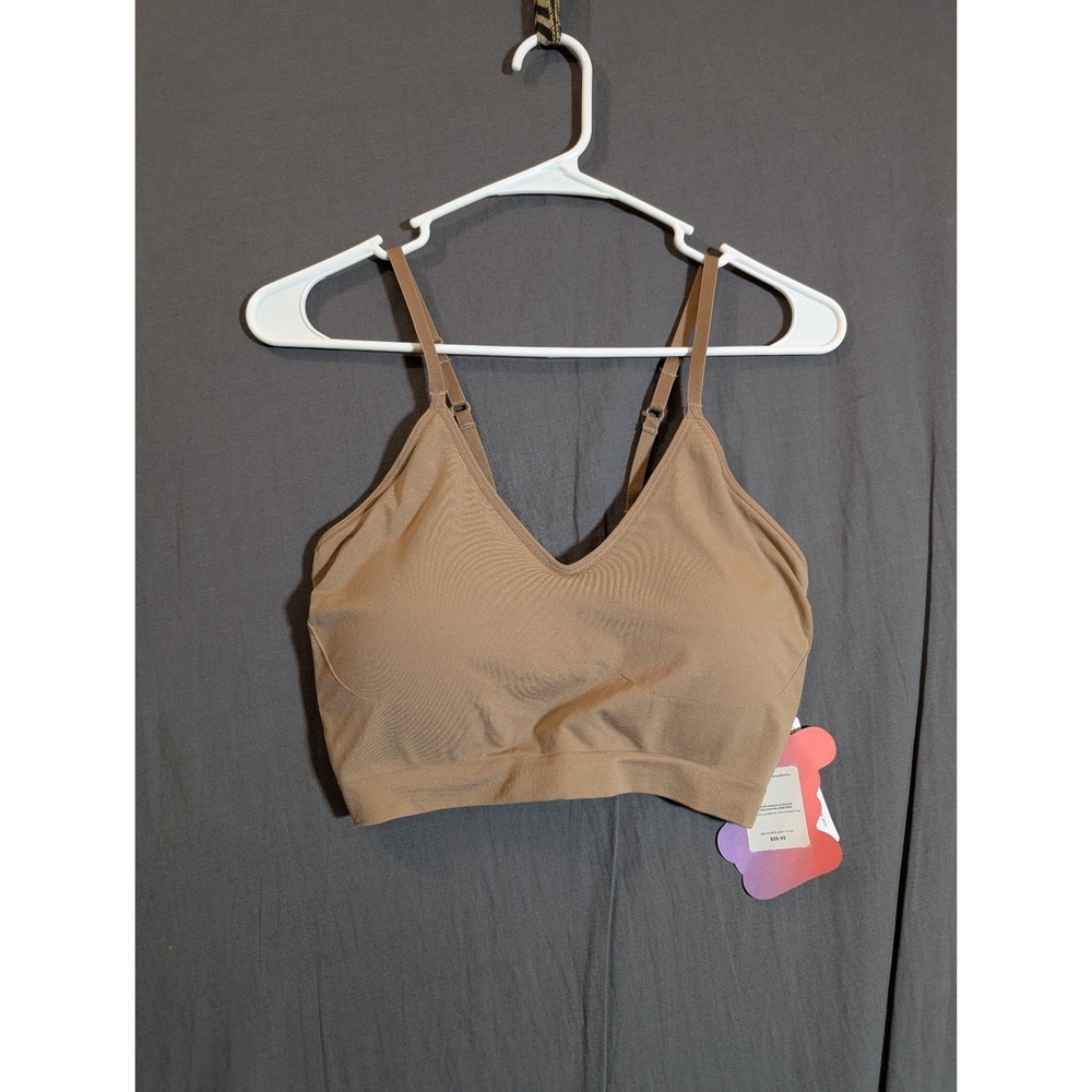 Yitty Adjustable Sportd Bra‎ Women's Size  XL Tan ports Bra